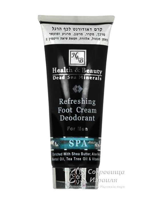 Крем для ног для мужчин. Health & Beauty крем-дезодорант для ног с охлаждающим эффектом …. Health & Beauty крем-дезодорант для ног с охлаждающим эффектом для мужчин Dead Sea Minerals. Health & Beauty refreshing foot Cream Deodorant.